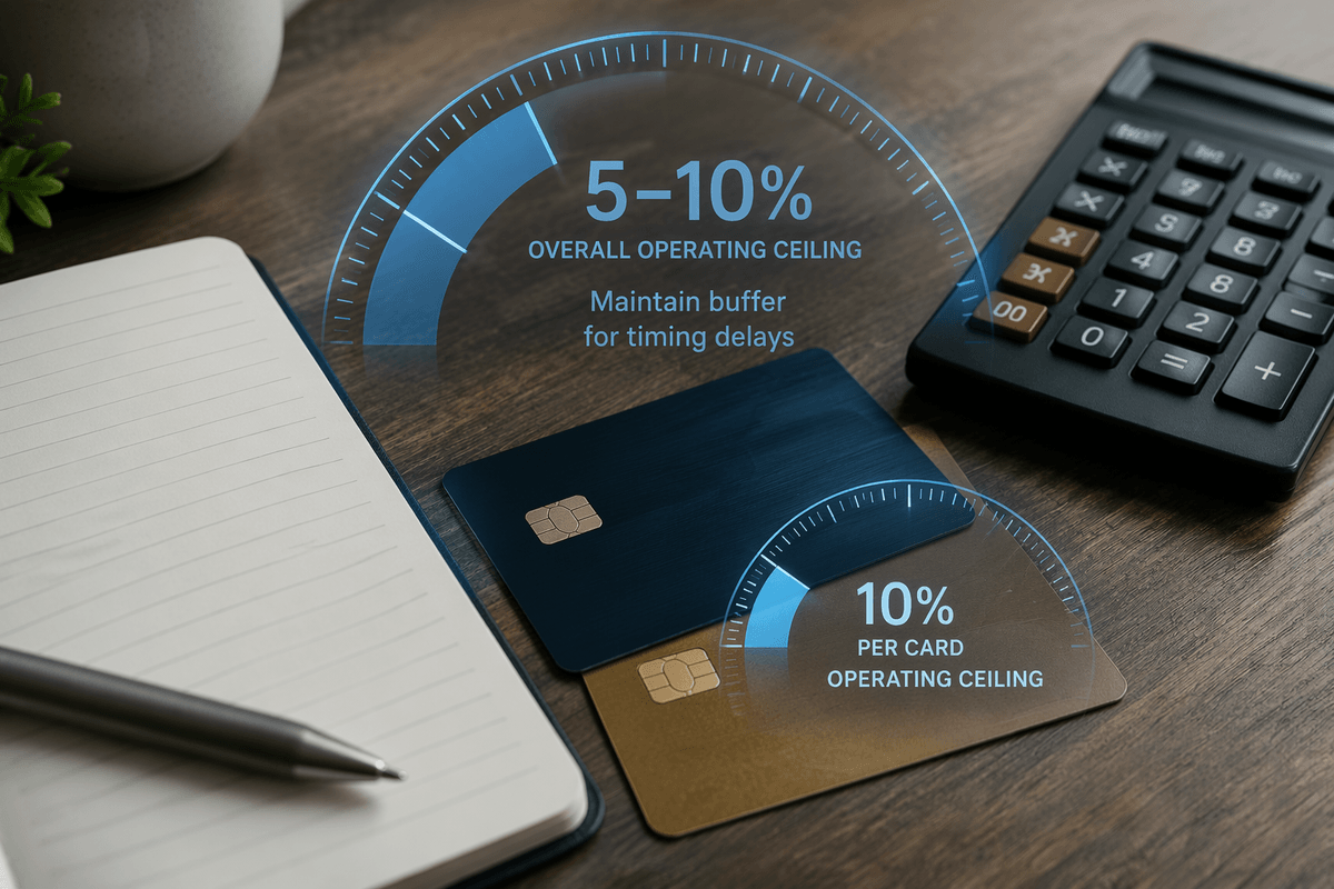 Choosing safer utilization targets under uncertainty