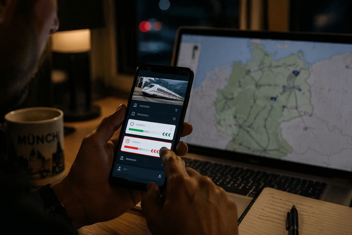 Ride Germany cheaply without losing time