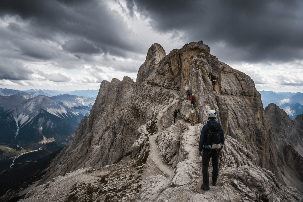 Alpine hikers: Dolomites and Gran Paradiso